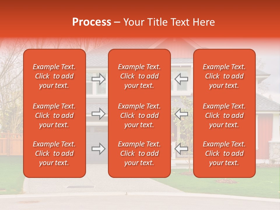 Style Suburbs Bushes PowerPoint Template