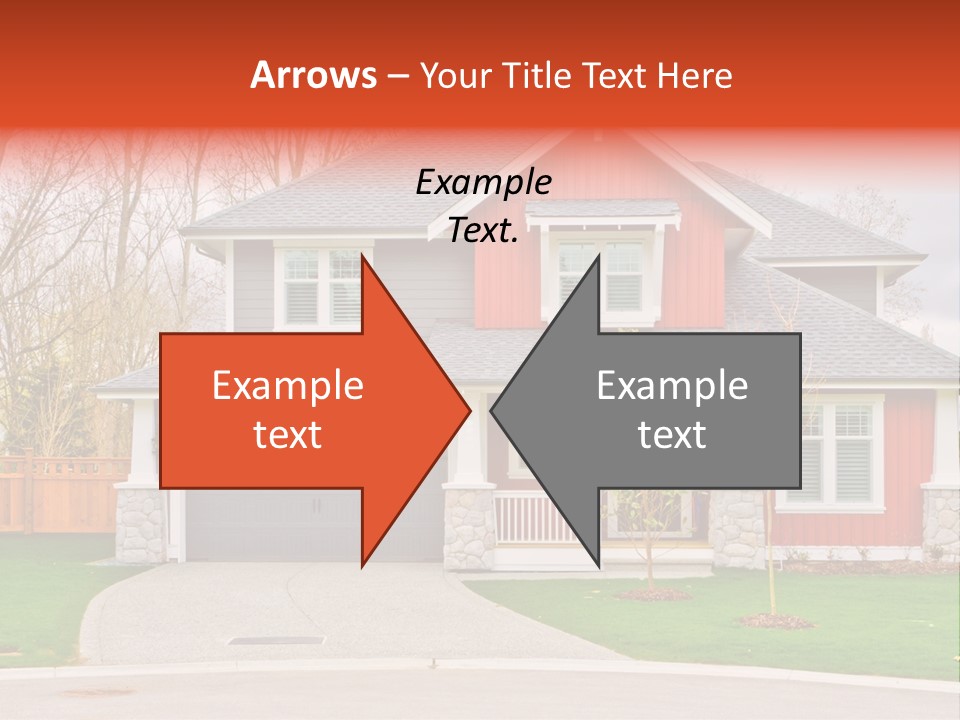 Style Suburbs Bushes PowerPoint Template