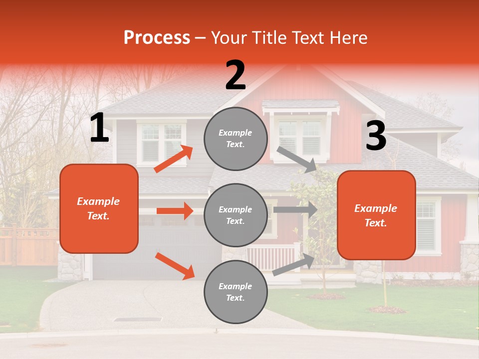 Style Suburbs Bushes PowerPoint Template