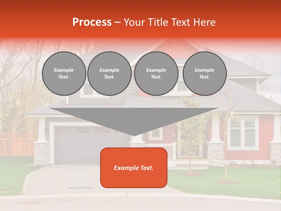 Style Suburbs Bushes PowerPoint Template