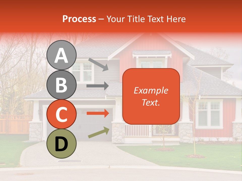Style Suburbs Bushes PowerPoint Template