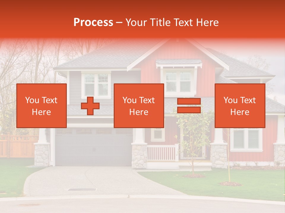 Style Suburbs Bushes PowerPoint Template