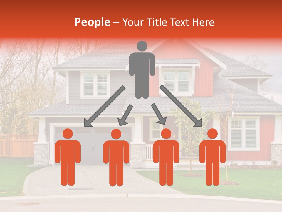 Style Suburbs Bushes PowerPoint Template