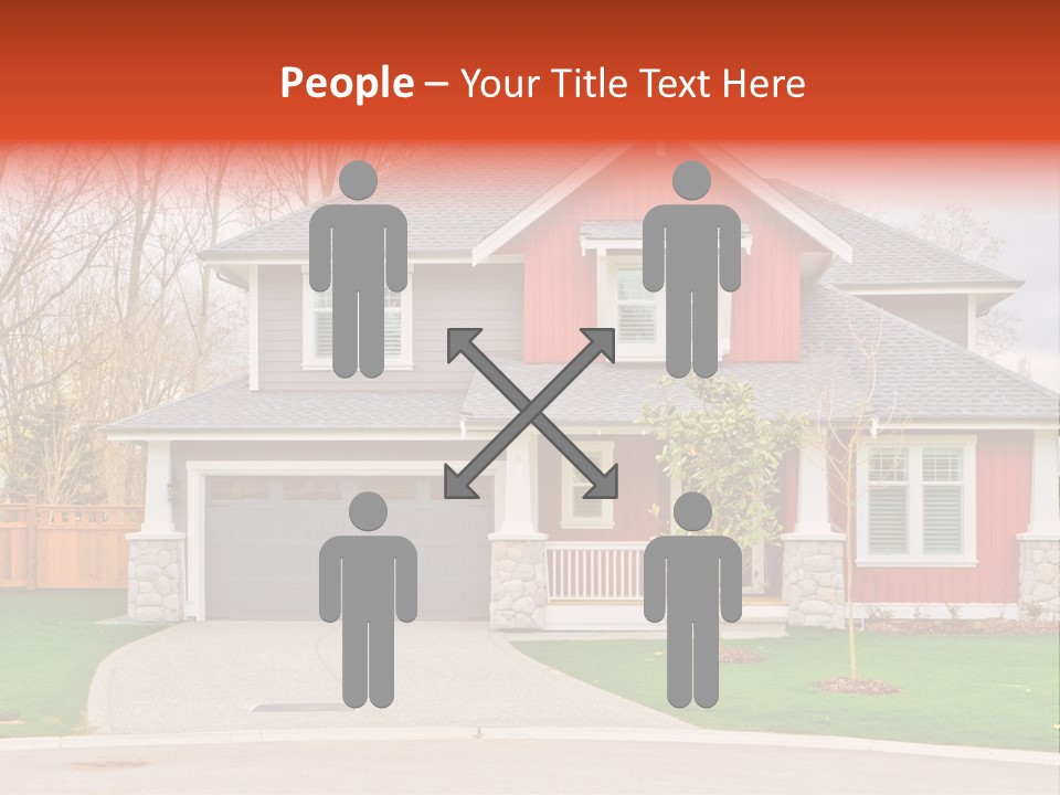 Style Suburbs Bushes PowerPoint Template