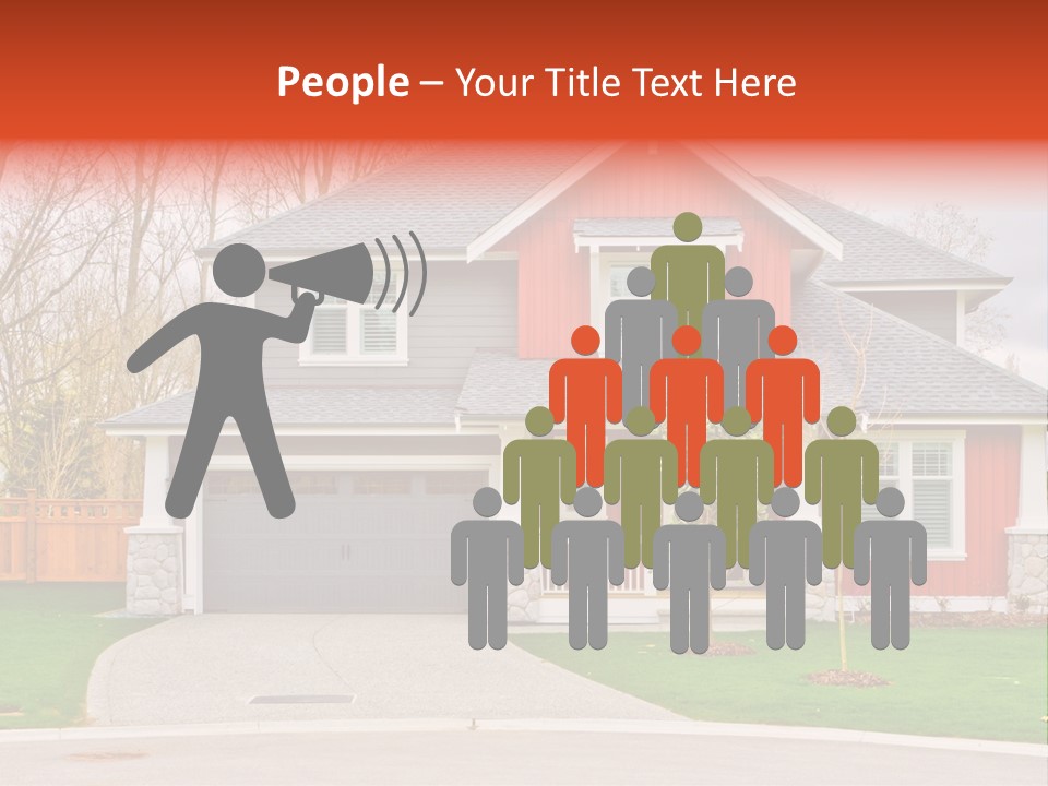 Style Suburbs Bushes PowerPoint Template