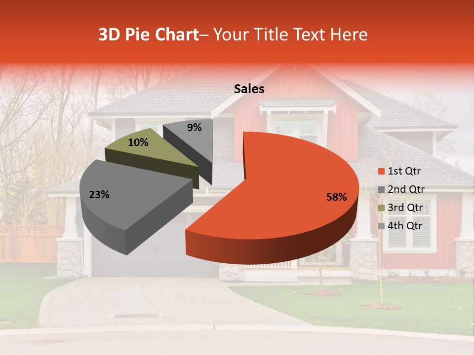 Style Suburbs Bushes PowerPoint Template