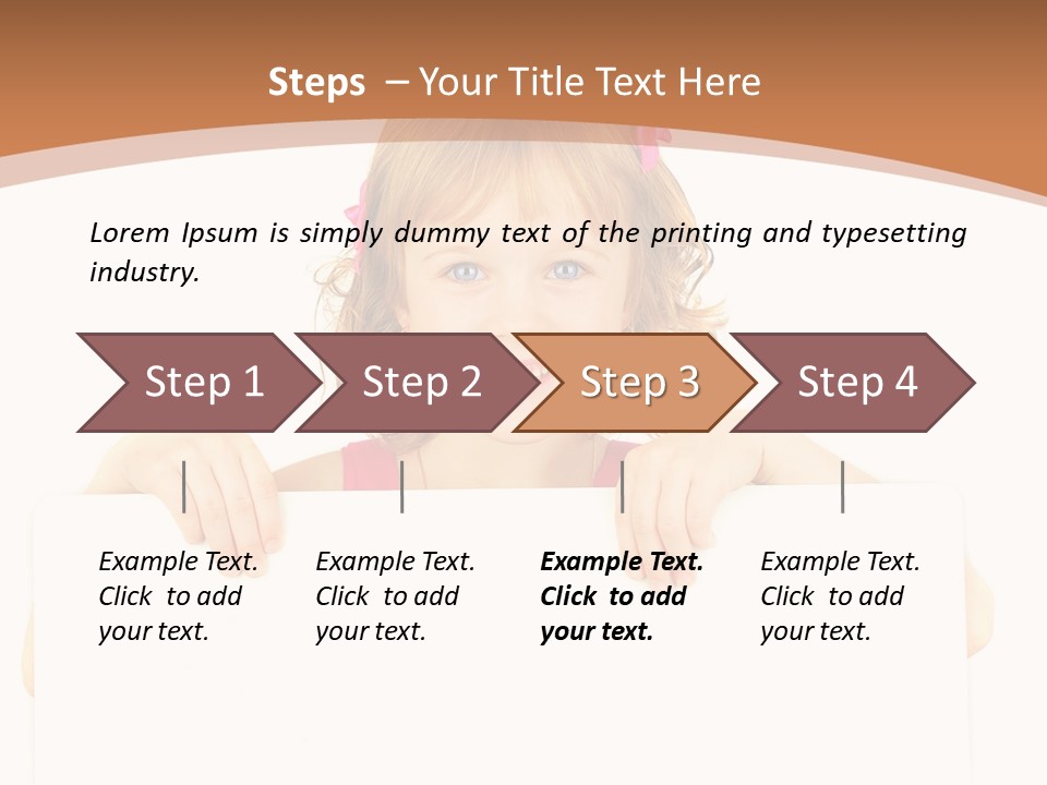 Holding Horizontal Person PowerPoint Template