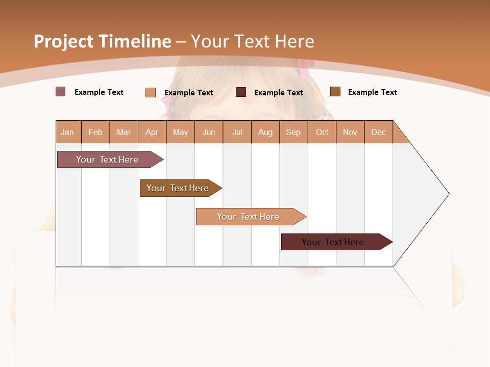 Holding Horizontal Person PowerPoint Template