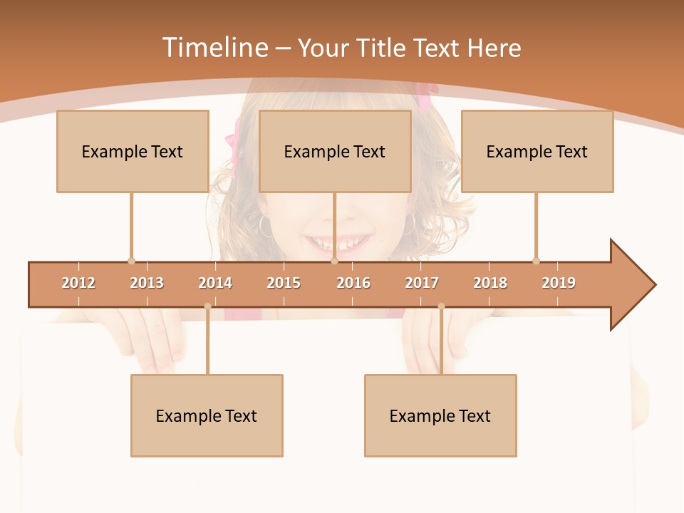 Holding Horizontal Person PowerPoint Template