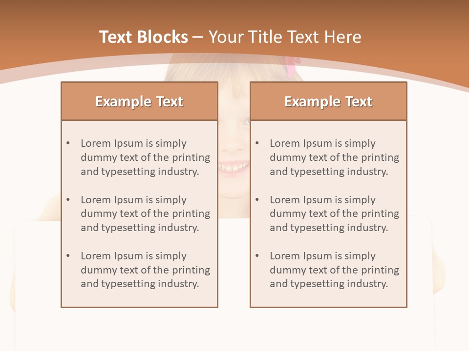 Holding Horizontal Person PowerPoint Template