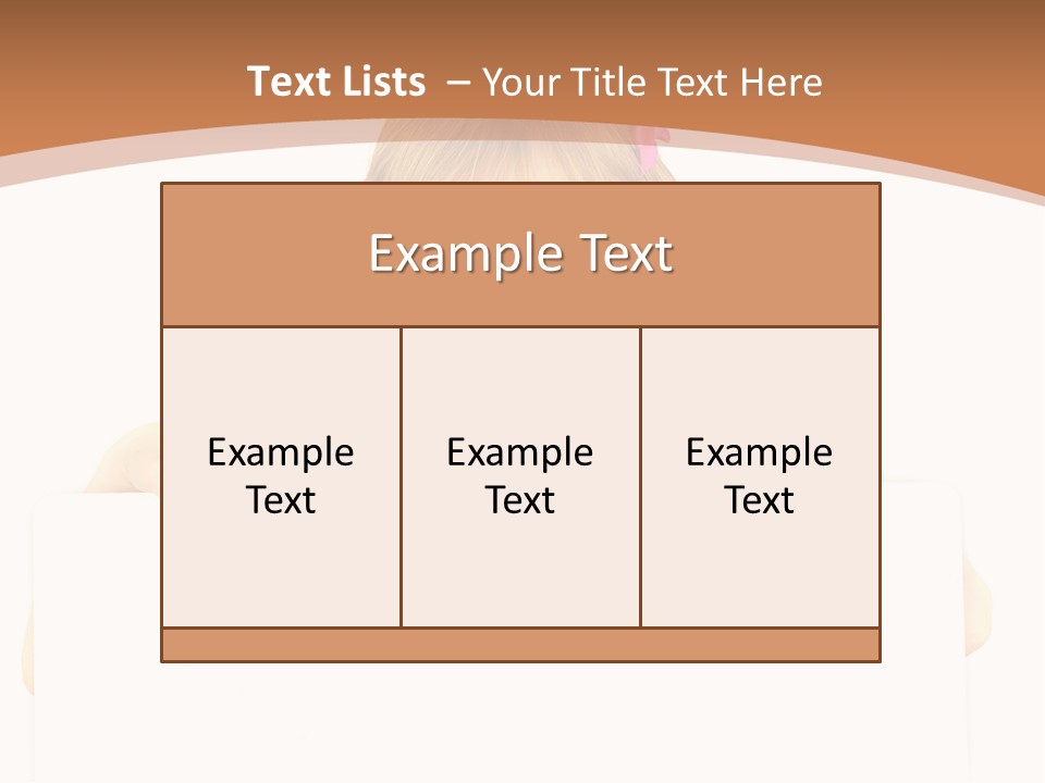 Holding Horizontal Person PowerPoint Template