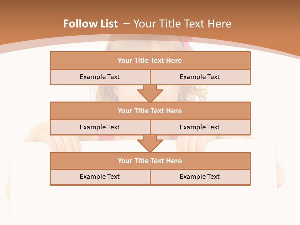 Holding Horizontal Person PowerPoint Template