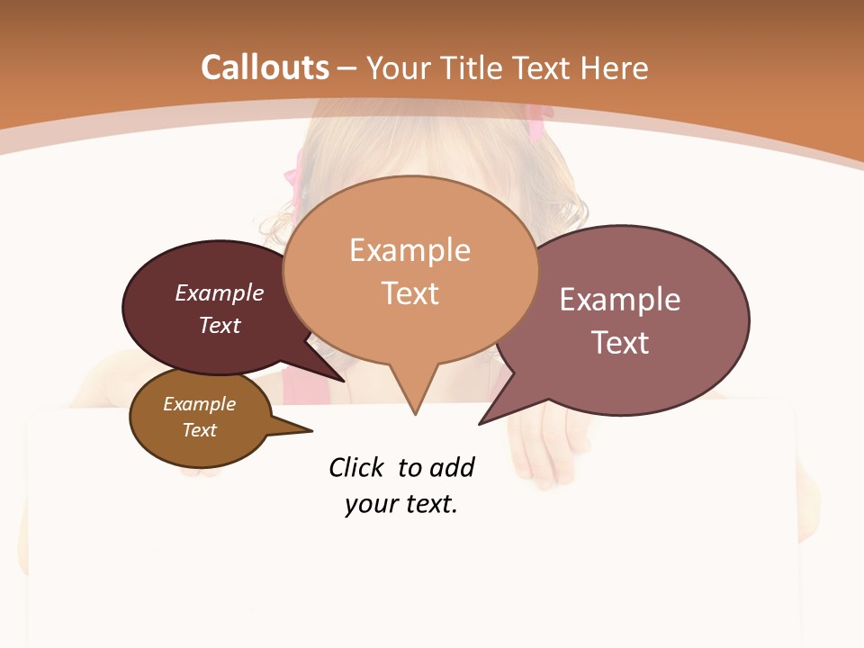 Holding Horizontal Person PowerPoint Template