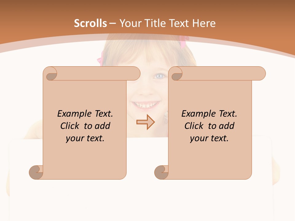 Holding Horizontal Person PowerPoint Template