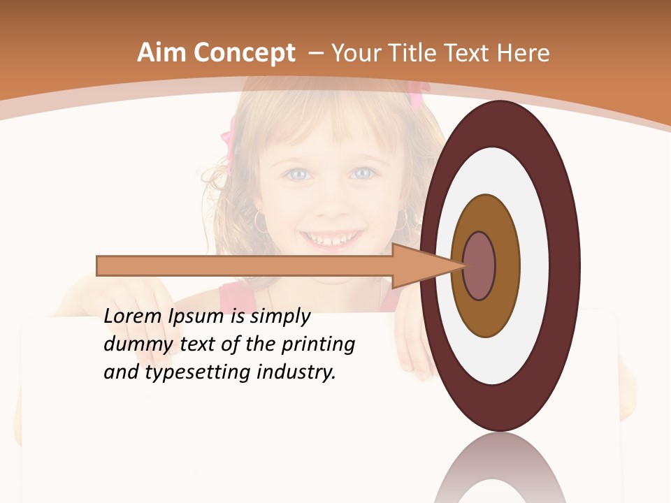 Holding Horizontal Person PowerPoint Template