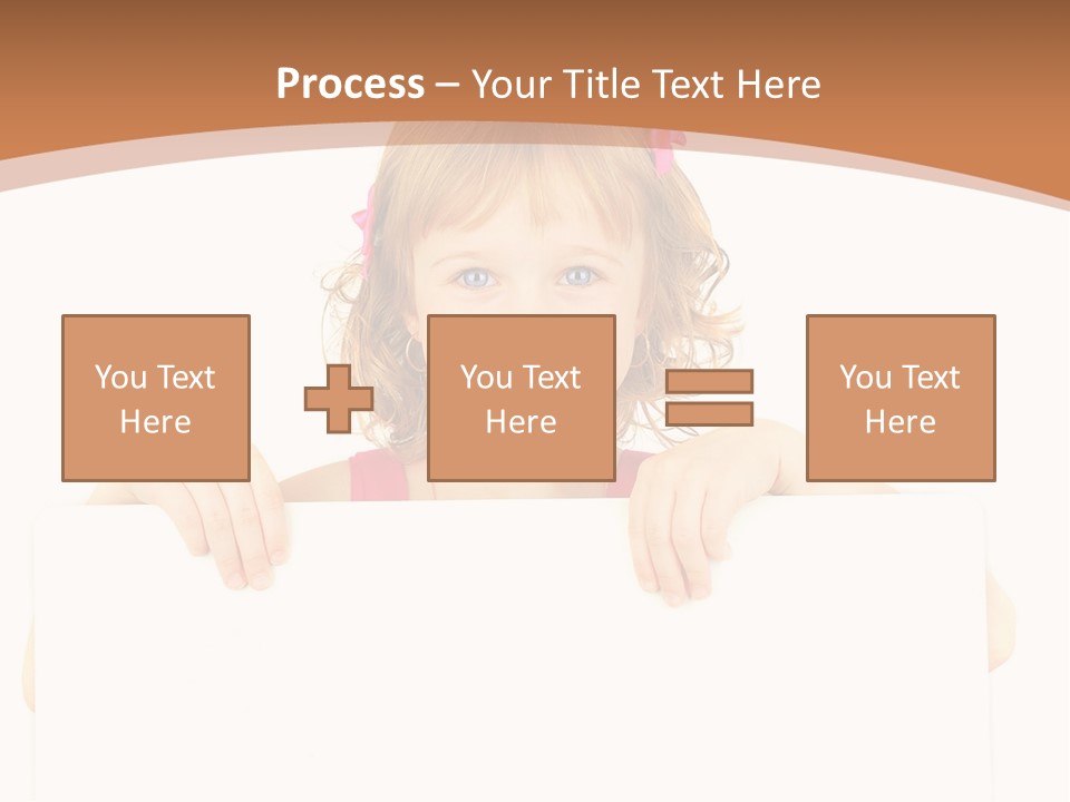 Holding Horizontal Person PowerPoint Template