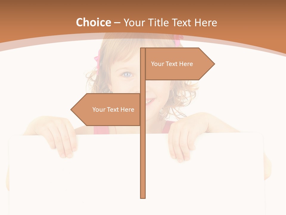 Holding Horizontal Person PowerPoint Template