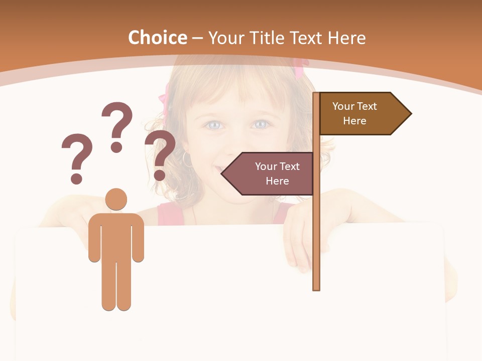 Holding Horizontal Person PowerPoint Template
