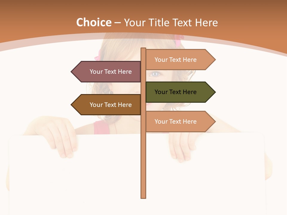 Holding Horizontal Person PowerPoint Template