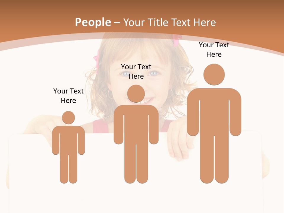 Holding Horizontal Person PowerPoint Template