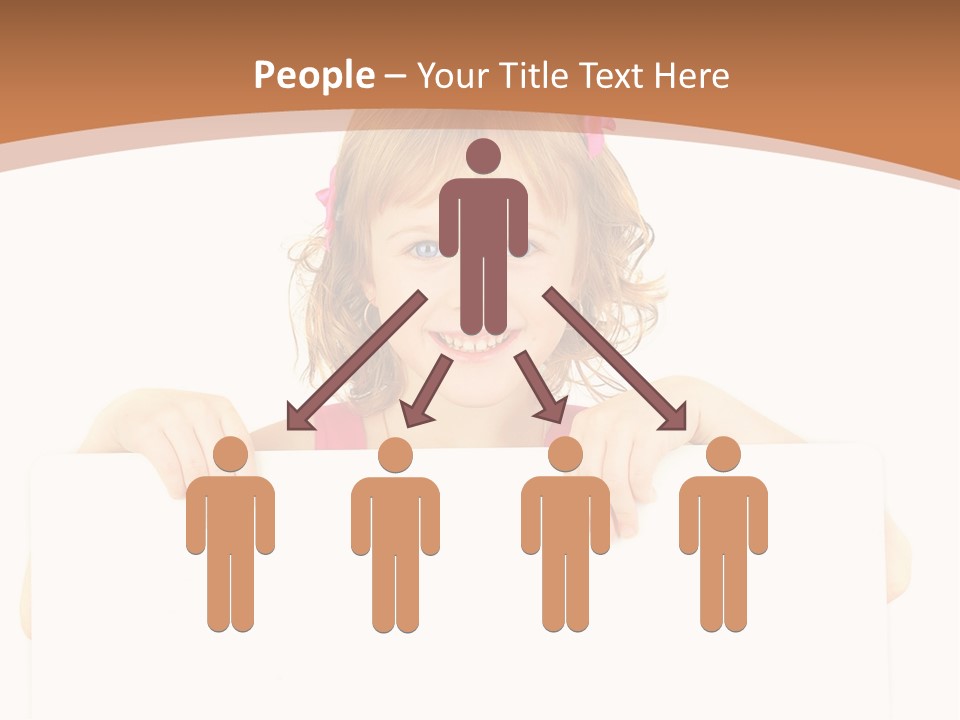 Holding Horizontal Person PowerPoint Template