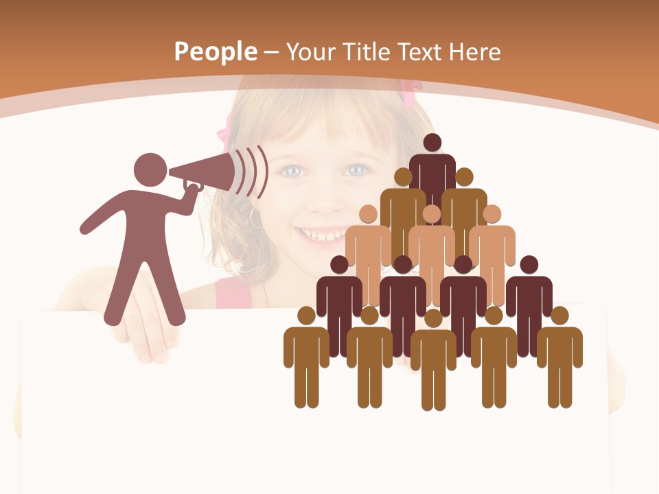 Holding Horizontal Person PowerPoint Template