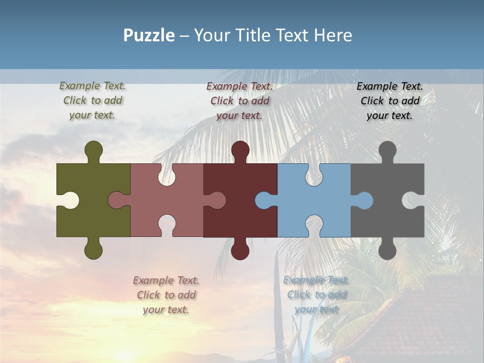 Dream Luxury Ocean PowerPoint Template