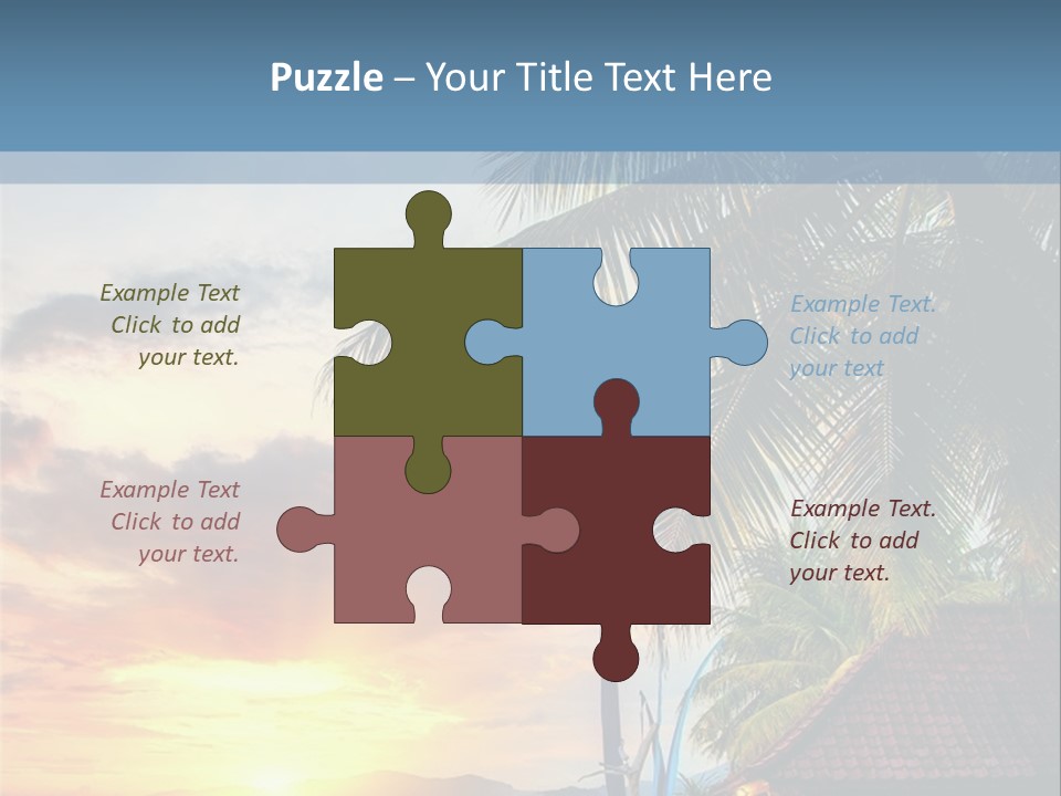 Dream Luxury Ocean PowerPoint Template