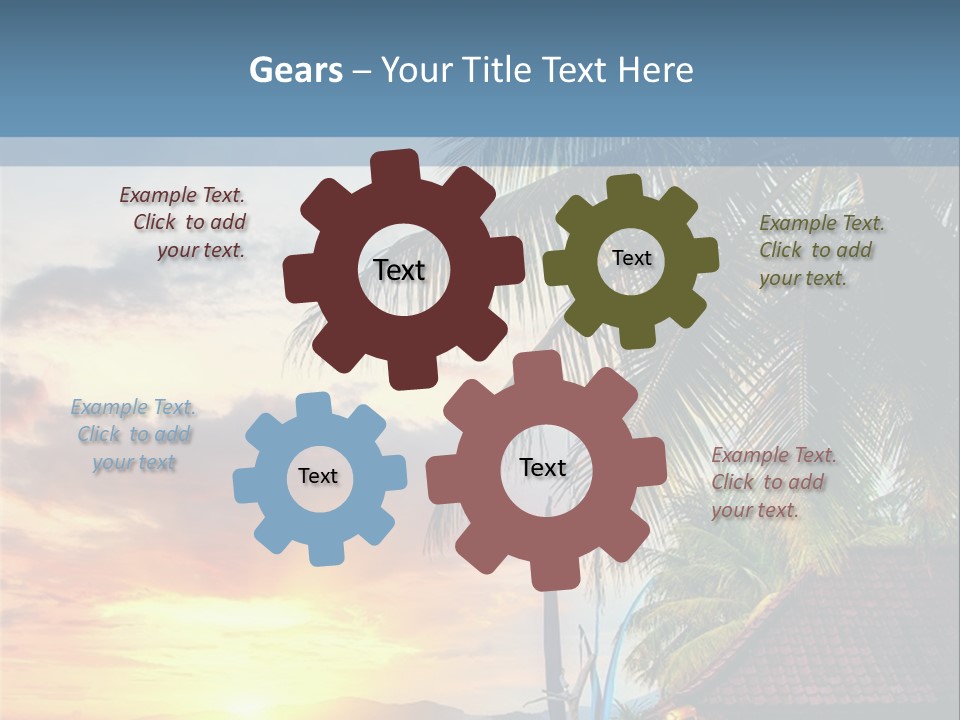 Dream Luxury Ocean PowerPoint Template