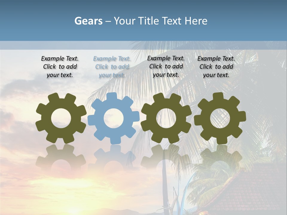 Dream Luxury Ocean PowerPoint Template