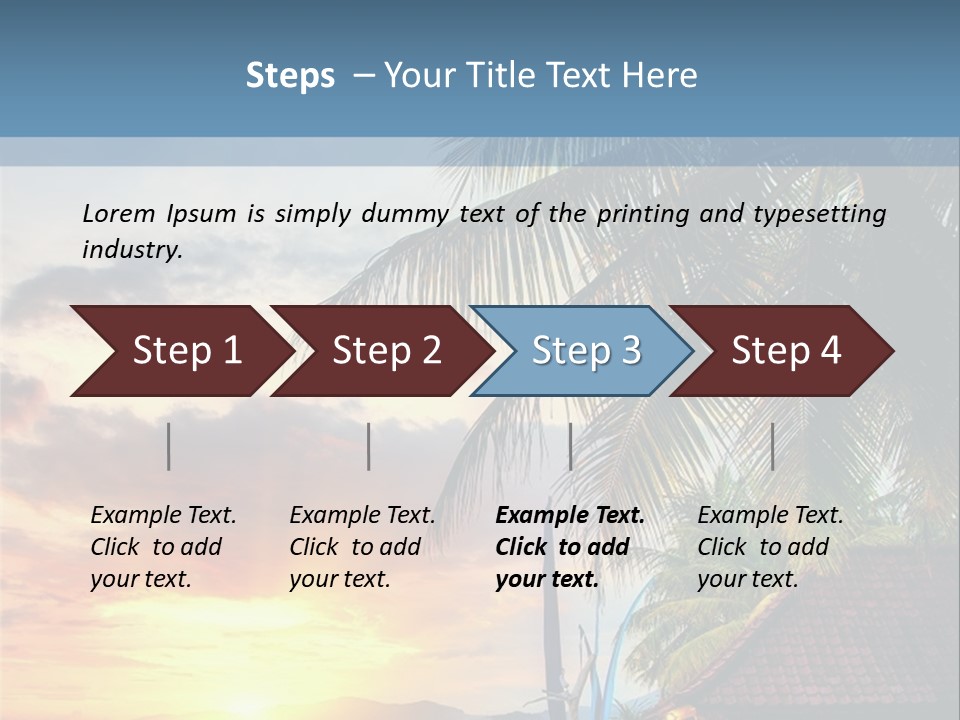 Dream Luxury Ocean PowerPoint Template