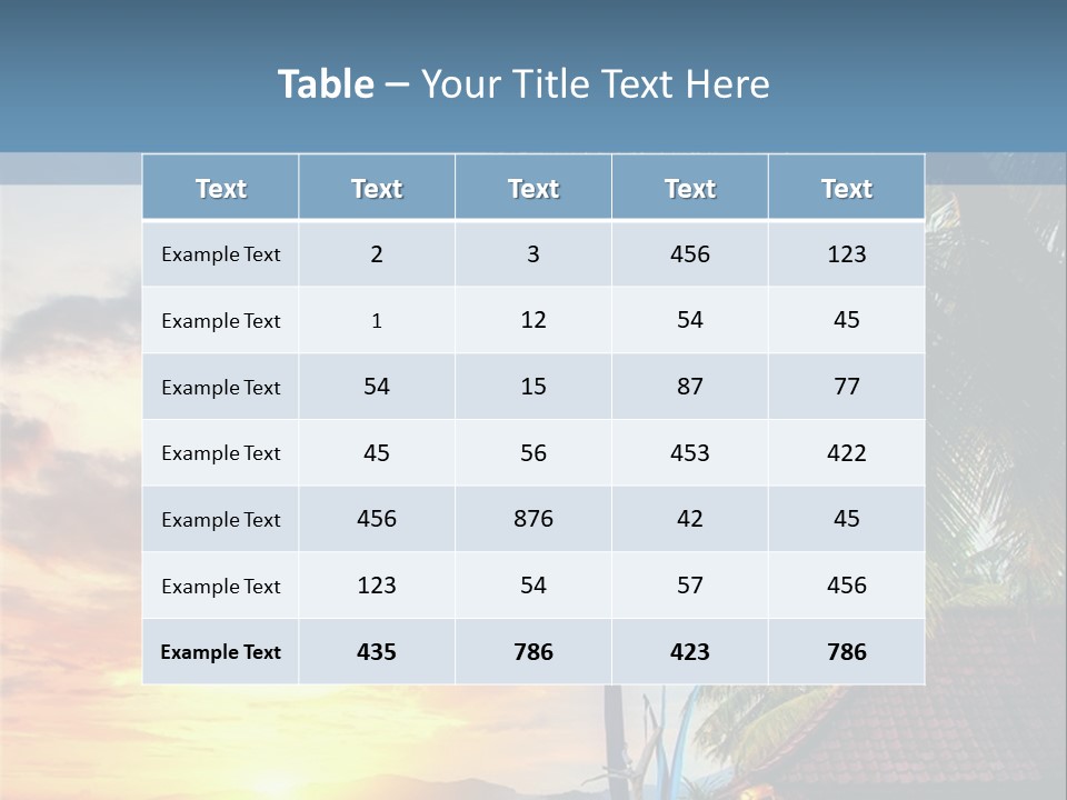 Dream Luxury Ocean PowerPoint Template