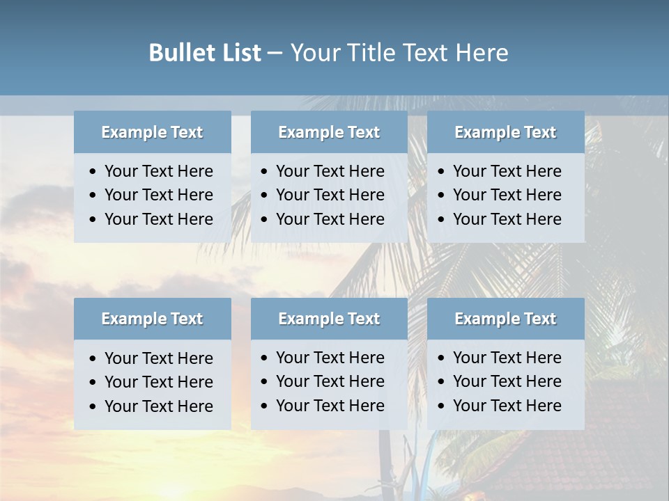 Dream Luxury Ocean PowerPoint Template