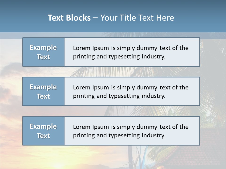 Dream Luxury Ocean PowerPoint Template