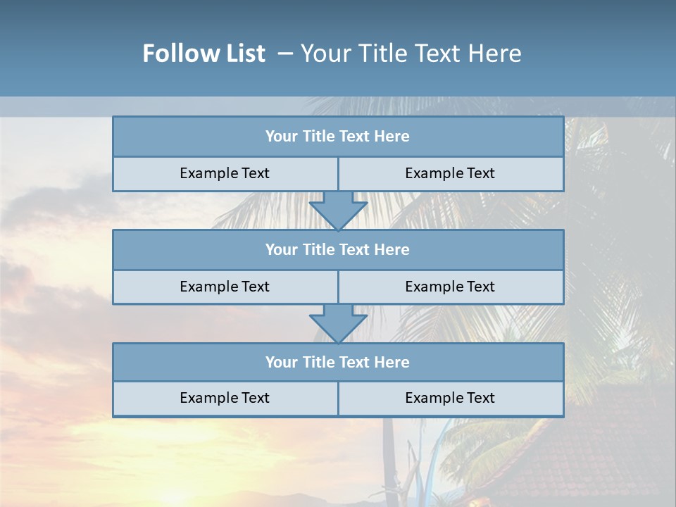 Dream Luxury Ocean PowerPoint Template