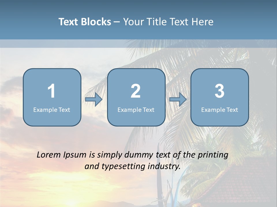 Dream Luxury Ocean PowerPoint Template