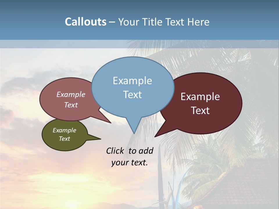 Dream Luxury Ocean PowerPoint Template