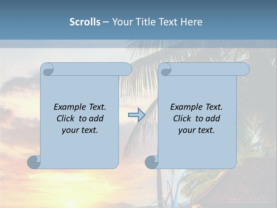 Dream Luxury Ocean PowerPoint Template