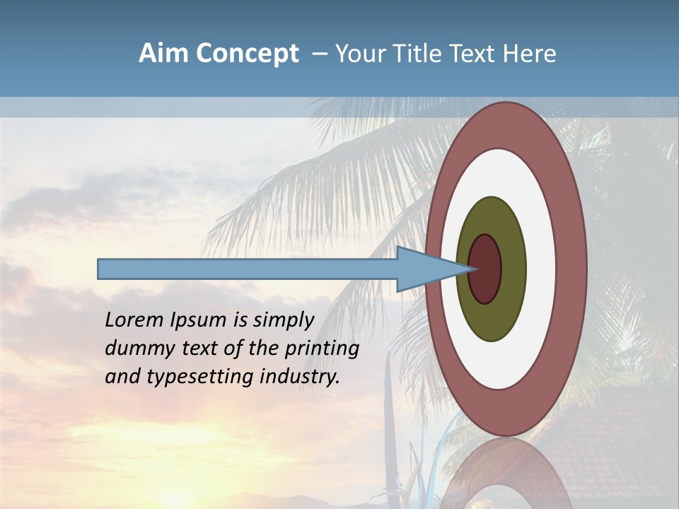 Dream Luxury Ocean PowerPoint Template