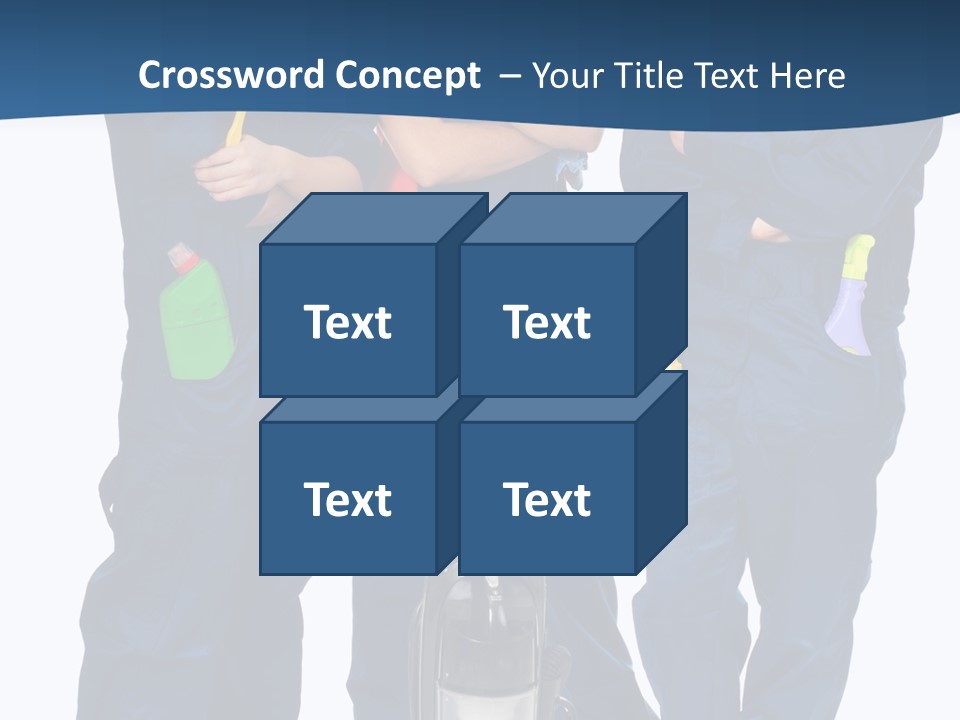 Detergents Smile Hold PowerPoint Template