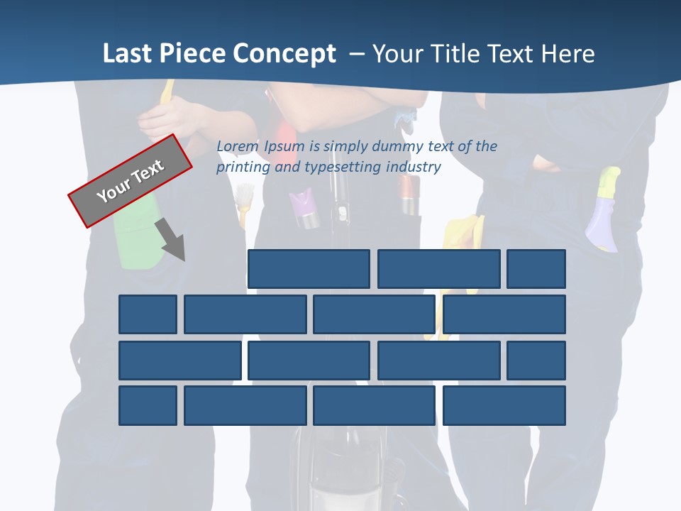 Detergents Smile Hold PowerPoint Template