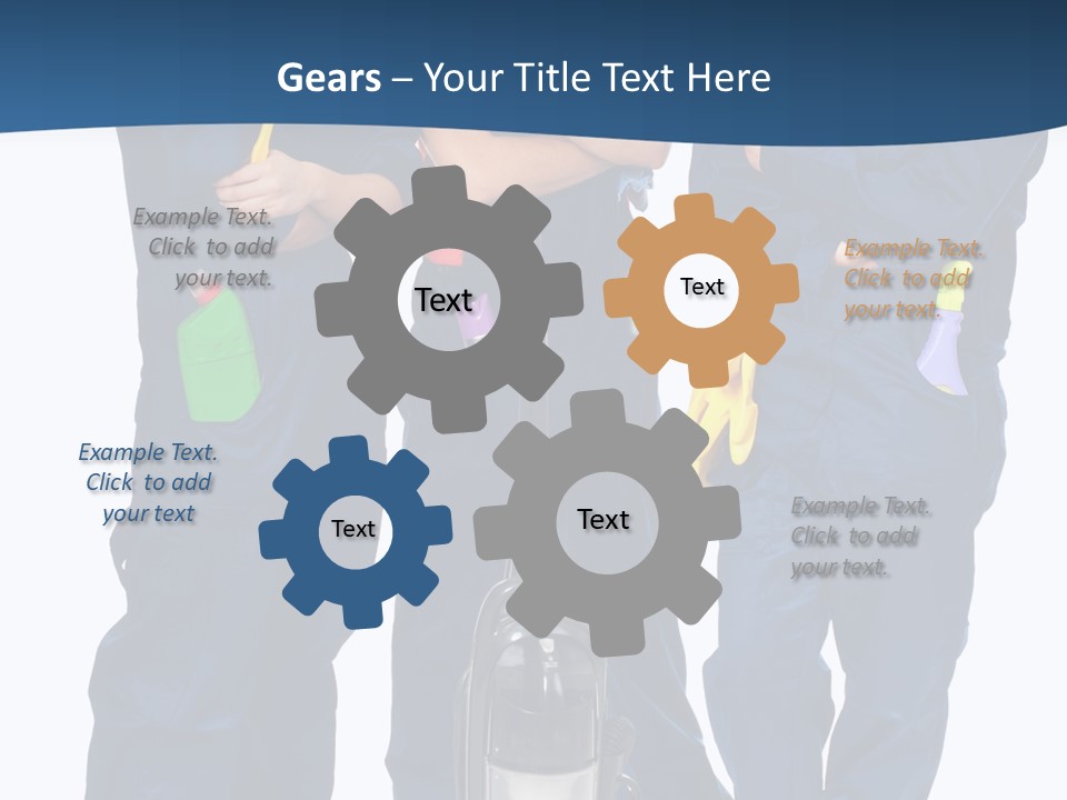 Detergents Smile Hold PowerPoint Template