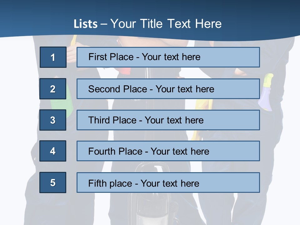 Detergents Smile Hold PowerPoint Template