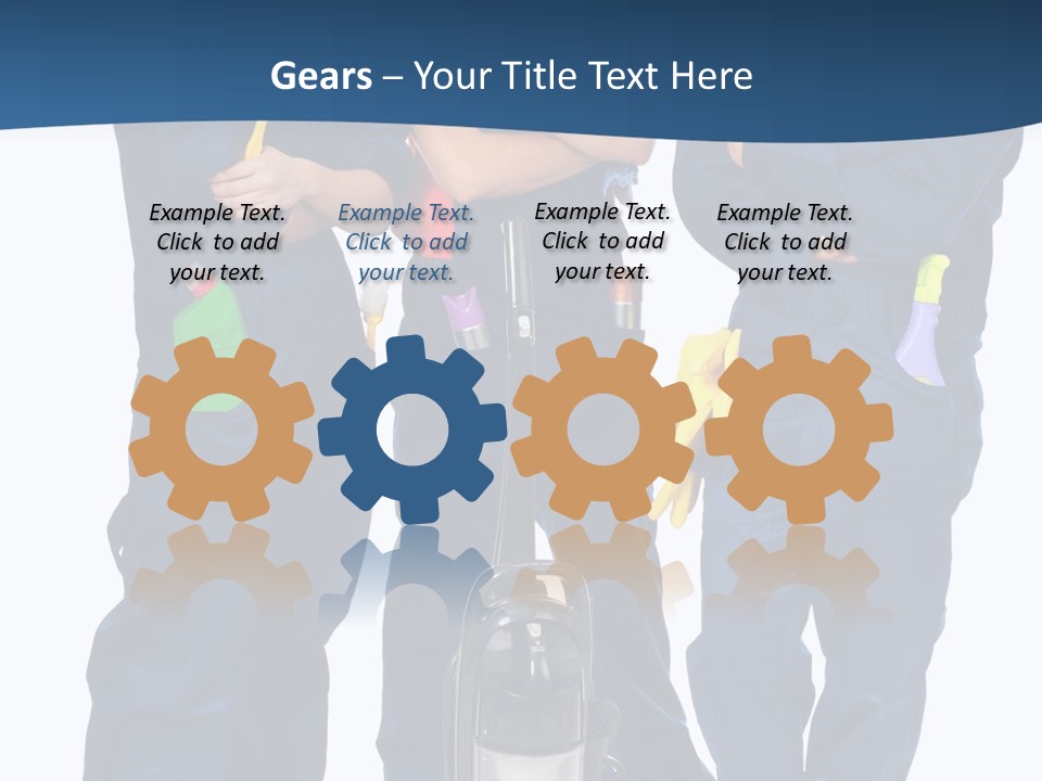 Detergents Smile Hold PowerPoint Template