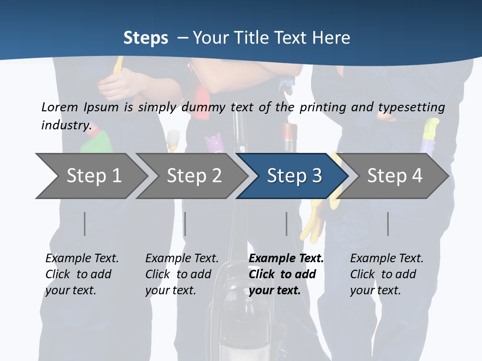 Detergents Smile Hold PowerPoint Template