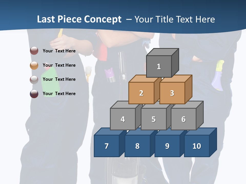 Detergents Smile Hold PowerPoint Template