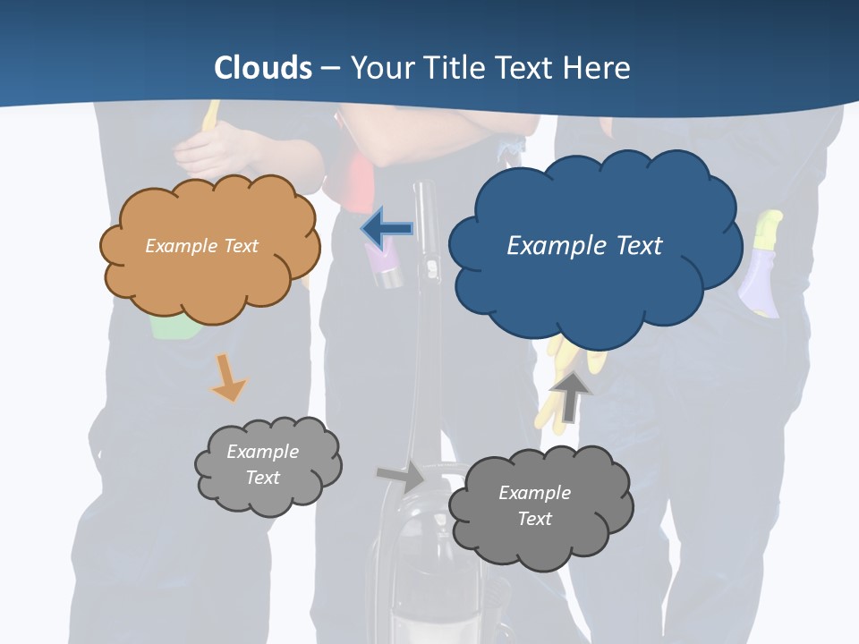 Detergents Smile Hold PowerPoint Template
