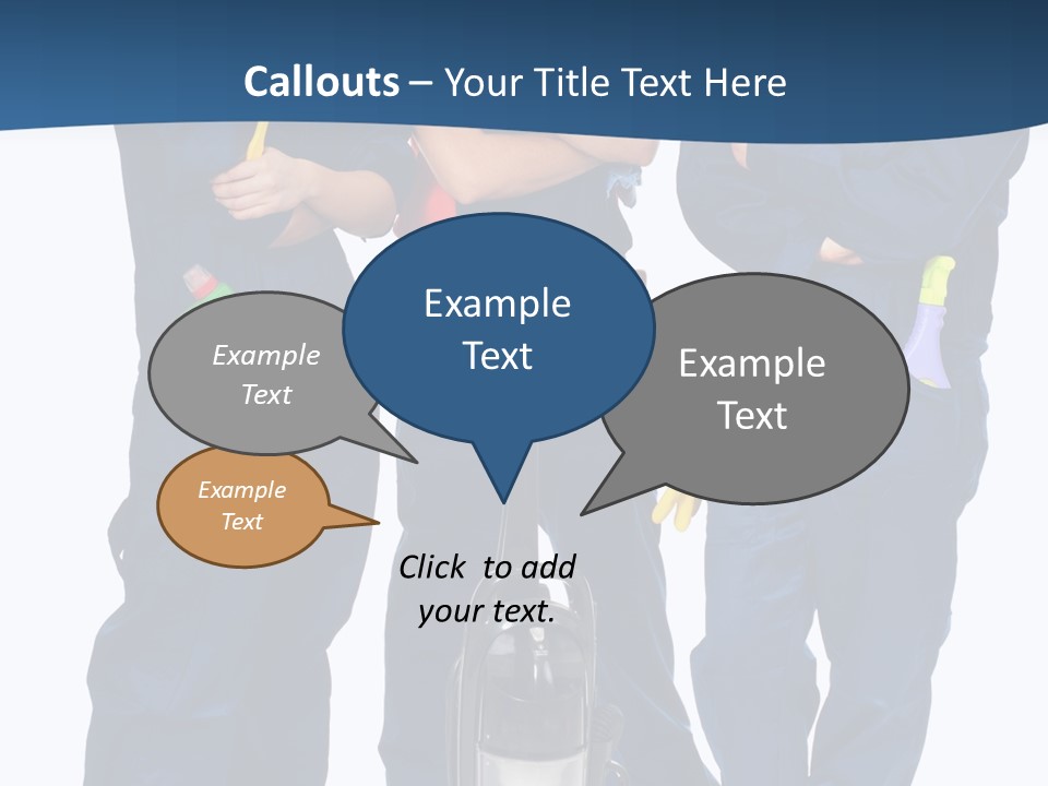 Detergents Smile Hold PowerPoint Template