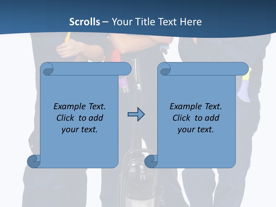 Detergents Smile Hold PowerPoint Template