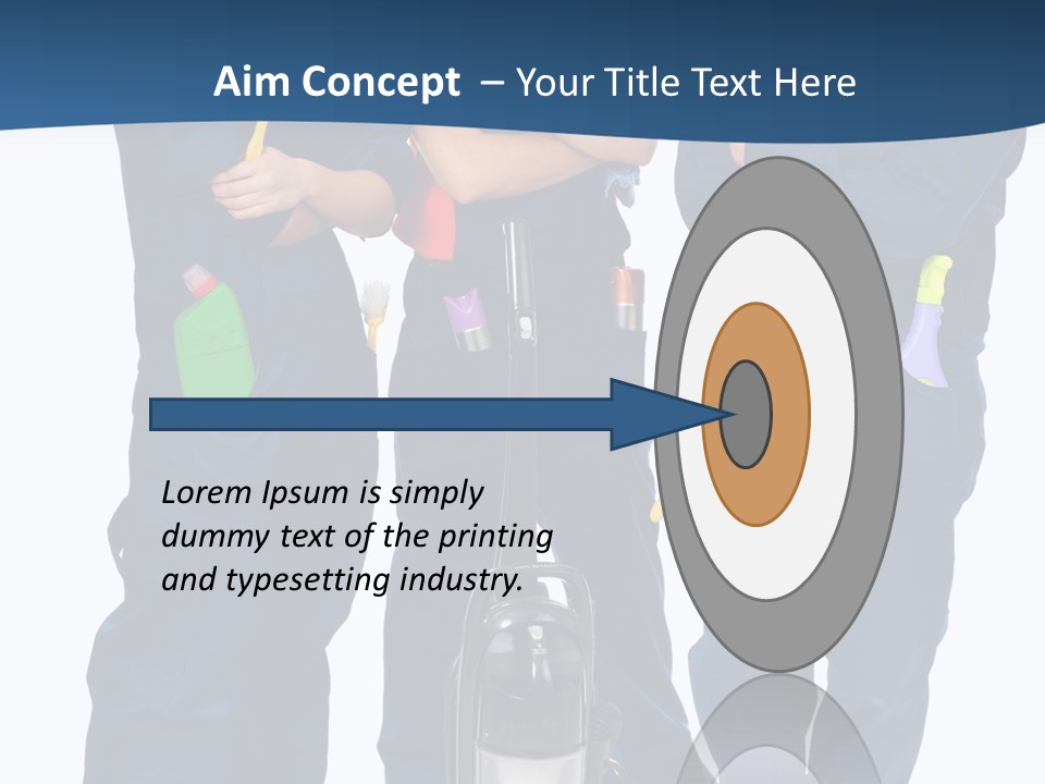 Detergents Smile Hold PowerPoint Template
